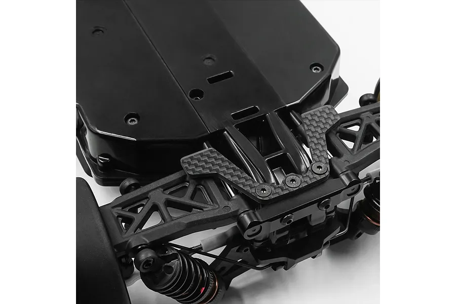Yeah Racing Aluminium Rear Suspension Mount - Black image 149995