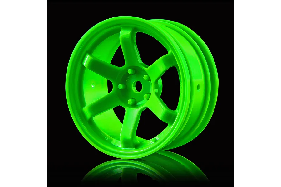 MST 1.9&amp;quot; TE37 (+5 Offset) High Traction Rims 2Pcs - Green image 150025