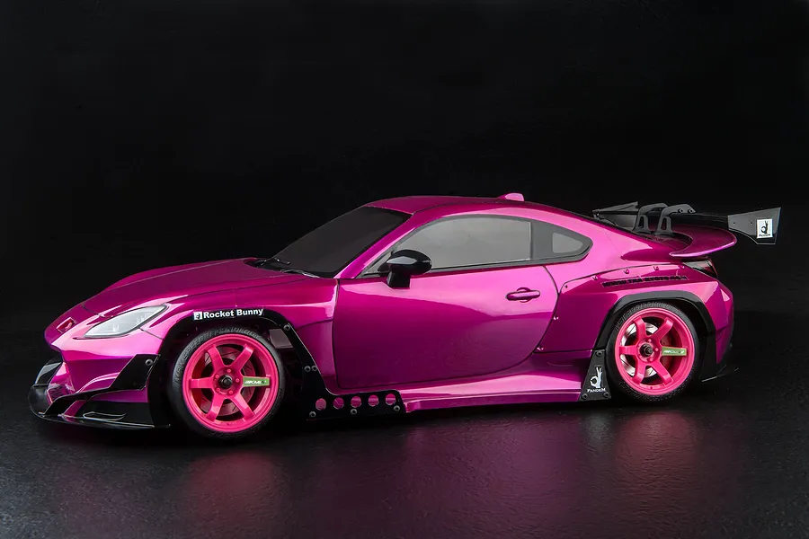 MST 1.9&amp;quot; TE37 (+7mm Offset) High Traction Rims 2Pcs - Hot Pink image 150028