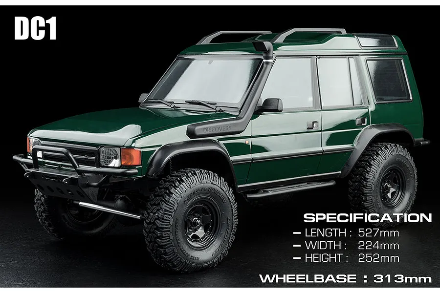 MST CFX-WS DC1 RC Rock Crawler Electric 4WD 1/10 Scale RTR - Dark Green image 150031