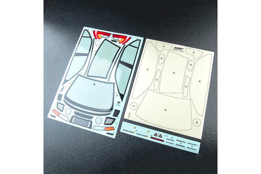 MST 1/10 Evo V Unpainted Body Shell - Clear image 150051