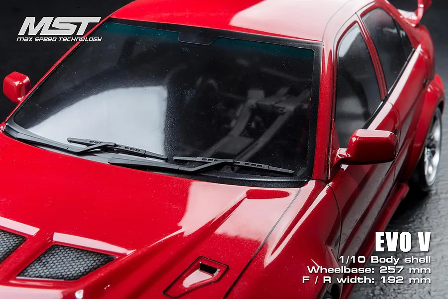 MST 1/10 Evo V Unpainted Body Shell - Clear image 150055