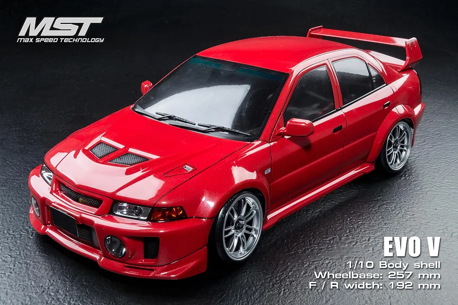 MST 1/10 Evo V Unpainted Body Shell - Clear image 150057