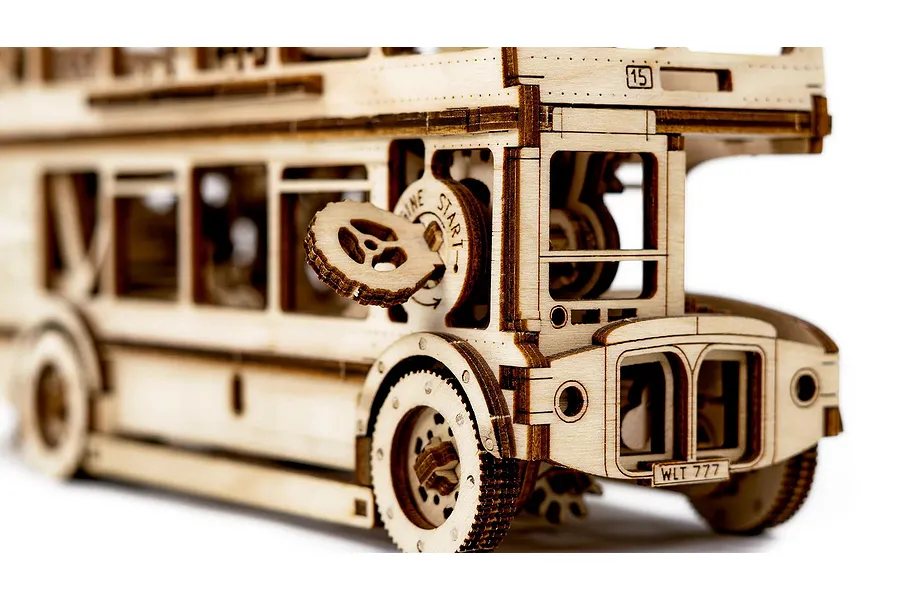 Revell 1/40 Tiny Adventures London Bus Scaled Wooden Model Kit image 150069