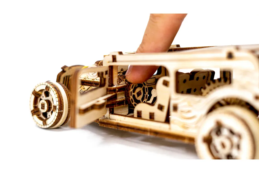 Revell 1/32 Tiny Adventures Hot Rod Scaled Wooden Model Kit image 150089