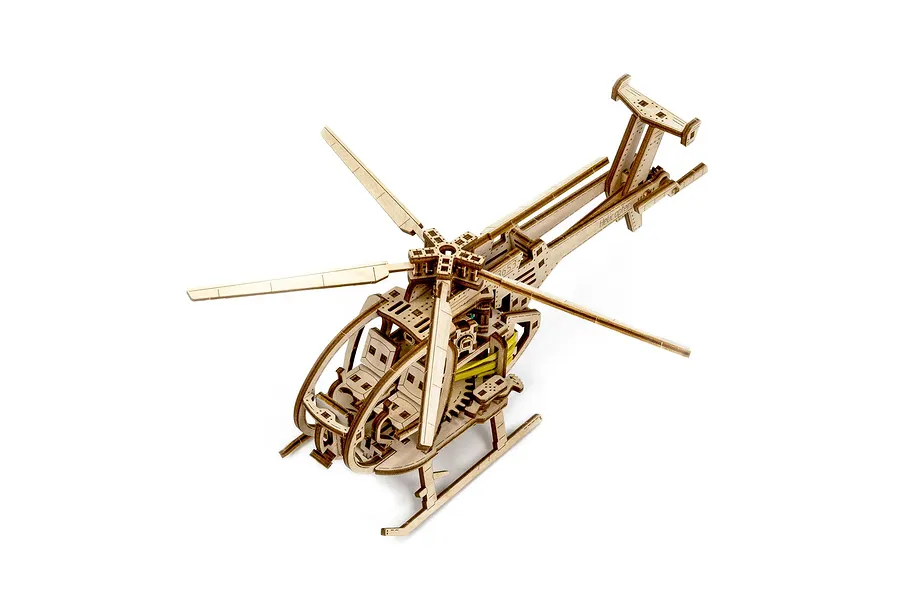 Revell 1/30 Tiny Adventures Helicopter Scaled Wooden Model Kit image 150106