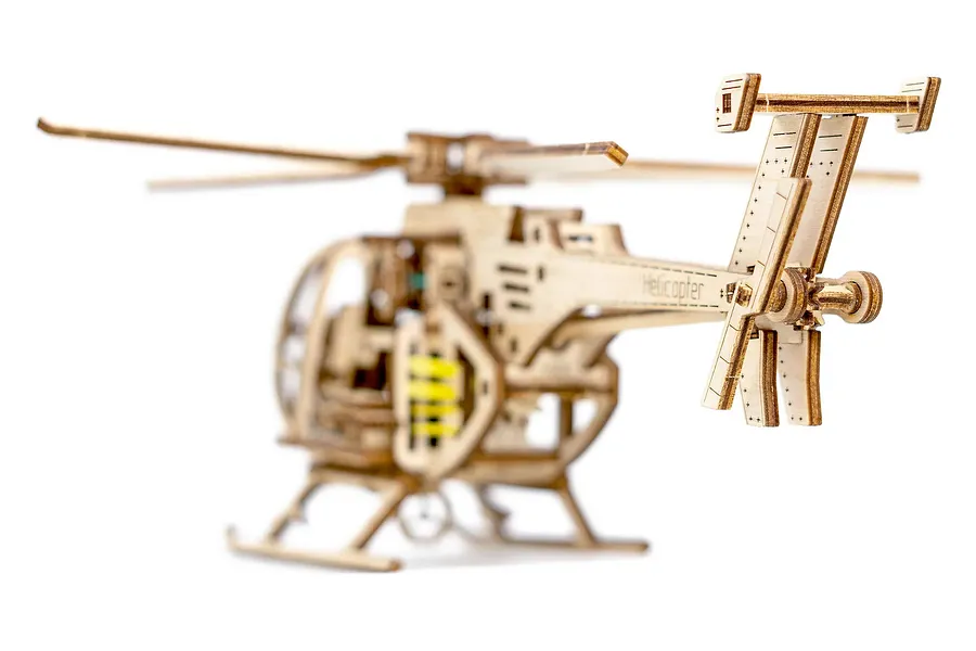 Revell 1/30 Tiny Adventures Helicopter Scaled Wooden Model Kit image 150107