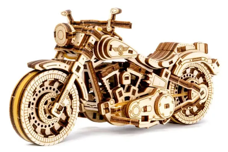Revell 1/13 Tiny Adventures Cruiser V-Twin Scaled Wooden Model Kit image 150116