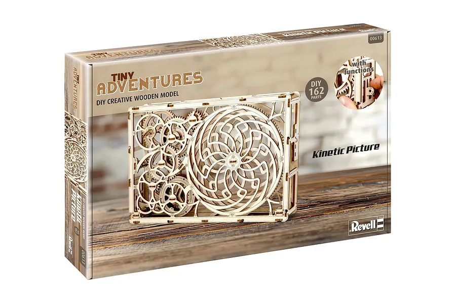 Revell Tiny Adventures Kinetic Picture Scaled Wooden Model Kit image 150146