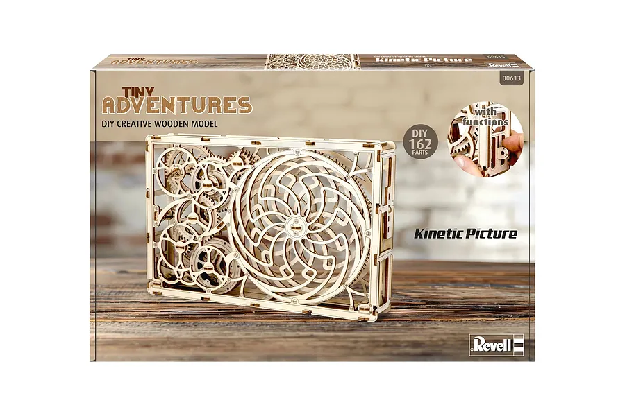 Revell Tiny Adventures Kinetic Picture Scaled Wooden Model Kit image 150147