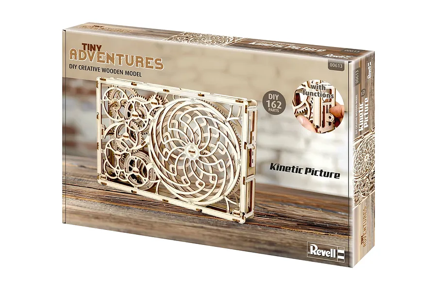 Revell Tiny Adventures Kinetic Picture Scaled Wooden Model Kit image 150148