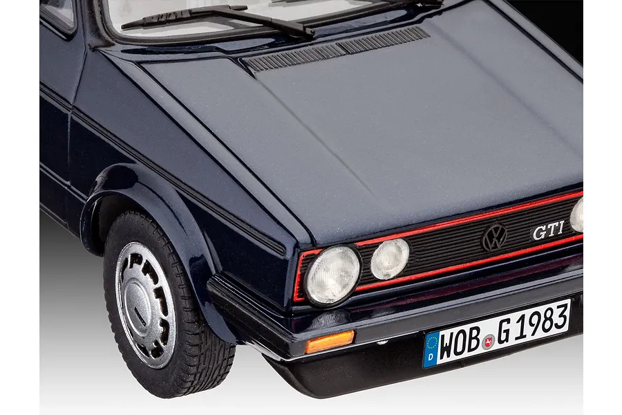 Revell 1/24 1983 VW Golf GTI Pirelli 35th Anniversary Scaled Plastic Model Starter Kit image 5