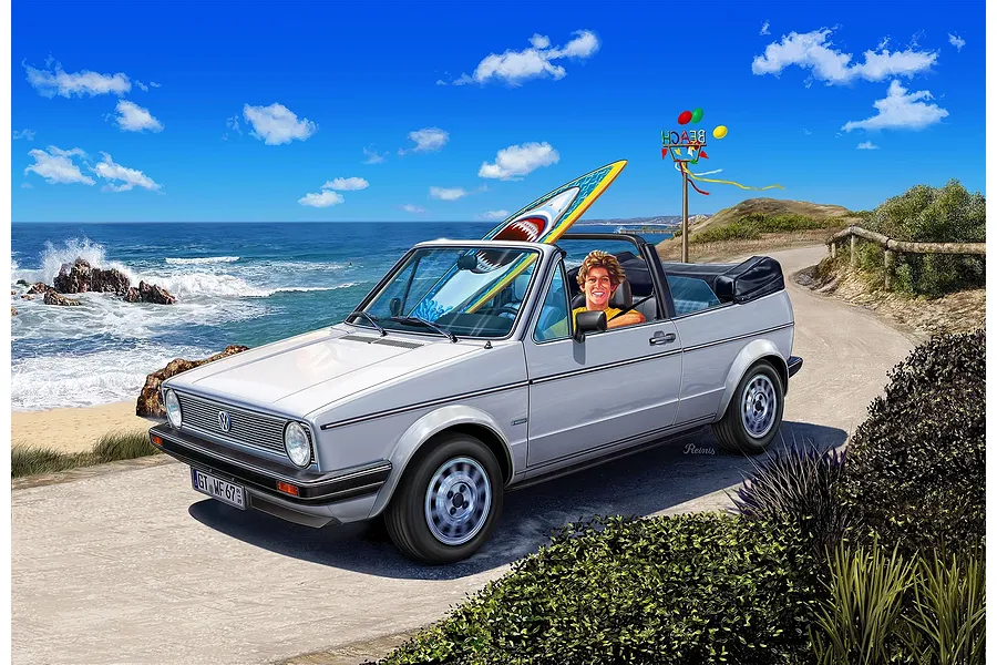 Revell 1/24 1974 VW Golf 1 Scaled Plastic Model Starter Kit - 50 Years of the VW Golf 1 image 2