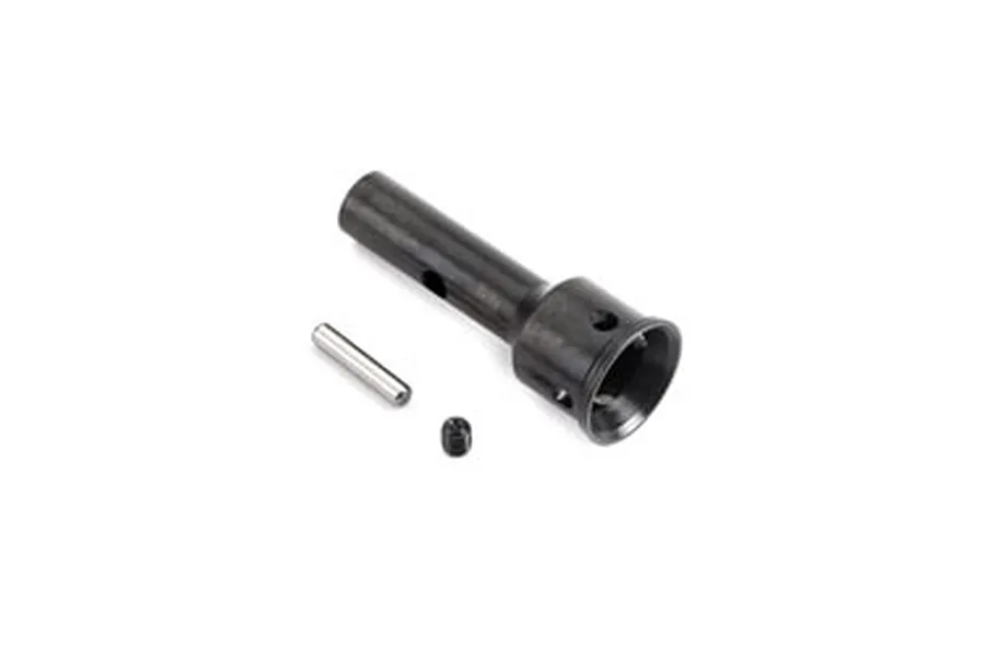 TLR Front Wheel Axle w/ Pin and Grub Screw image 15022
