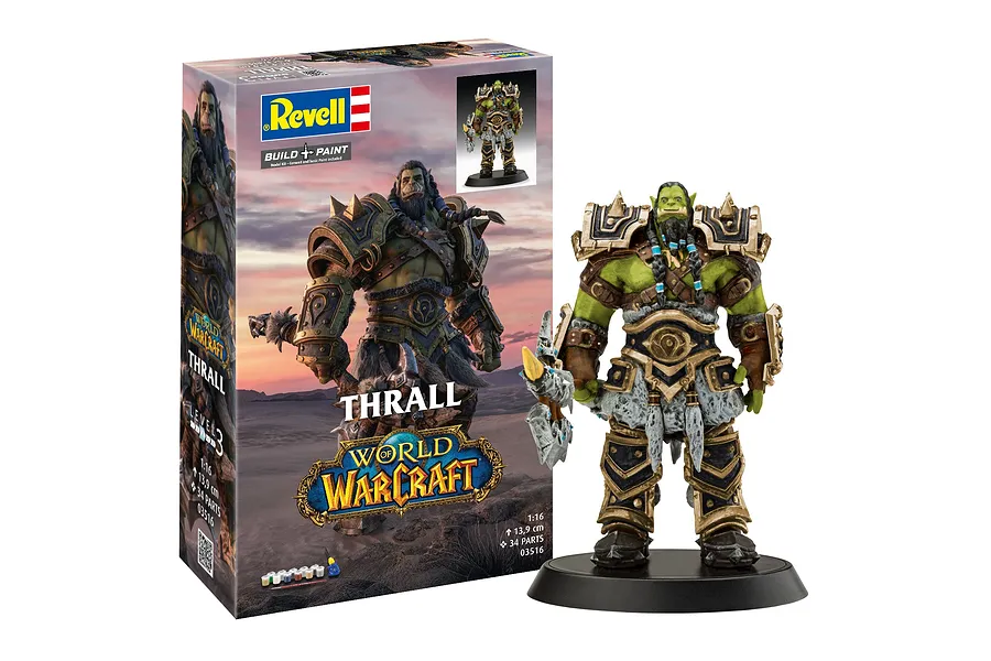 Revell 1/16 The Orc Thrall: World of Warcraft Scaled Plastic Model Starter Kit image 150239