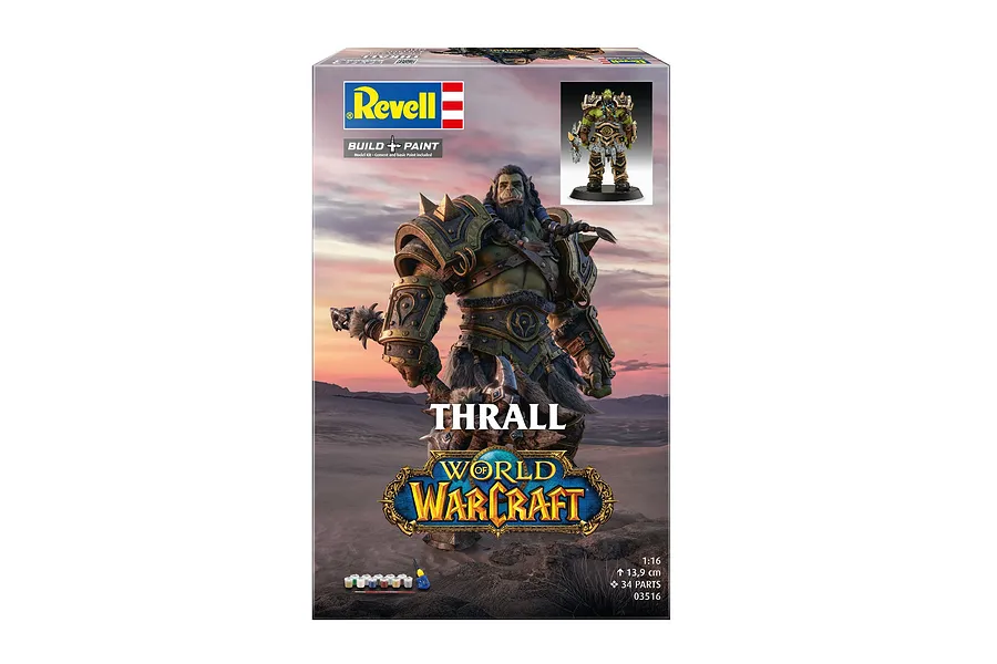 Revell 1/16 The Orc Thrall: World of Warcraft Scaled Plastic Model Starter Kit image 150252