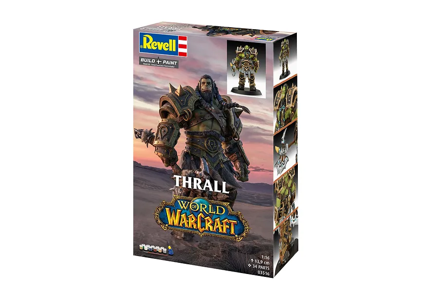 Revell 1/16 The Orc Thrall: World of Warcraft Scaled Plastic Model Starter Kit image 150253