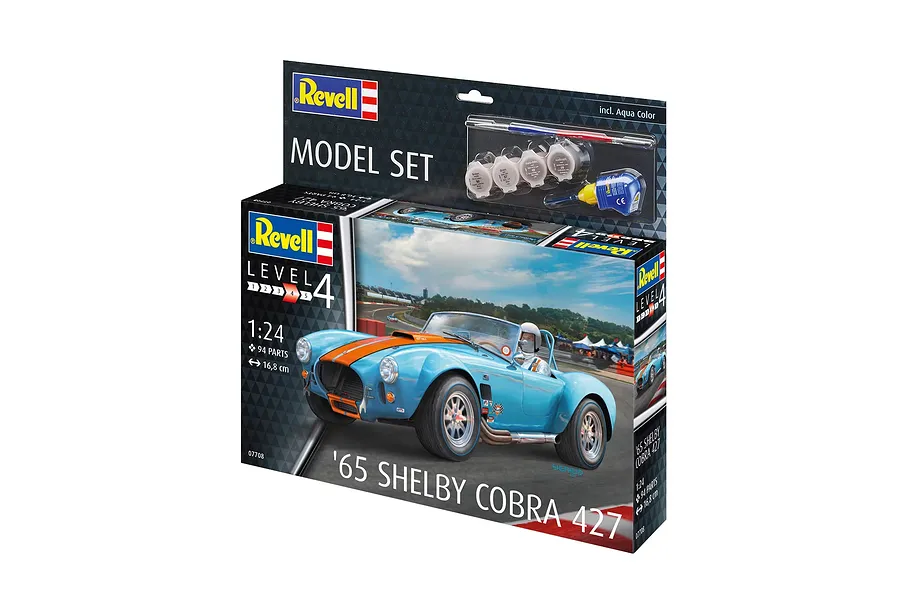 Revell 1/24 Shelby Cobra 427 &amp;#039;65 Scaled Plastic Model Starter Kit image 12