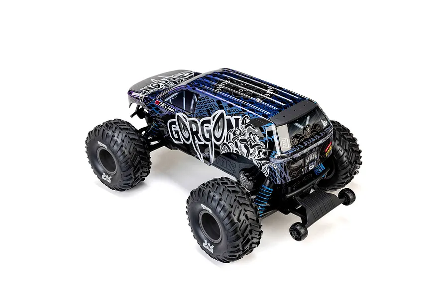 ARRMA Gorgon 223S RC Monster Truck Electric Brushless 2WD 1/10 Scale RTR - Blue/Black image 3