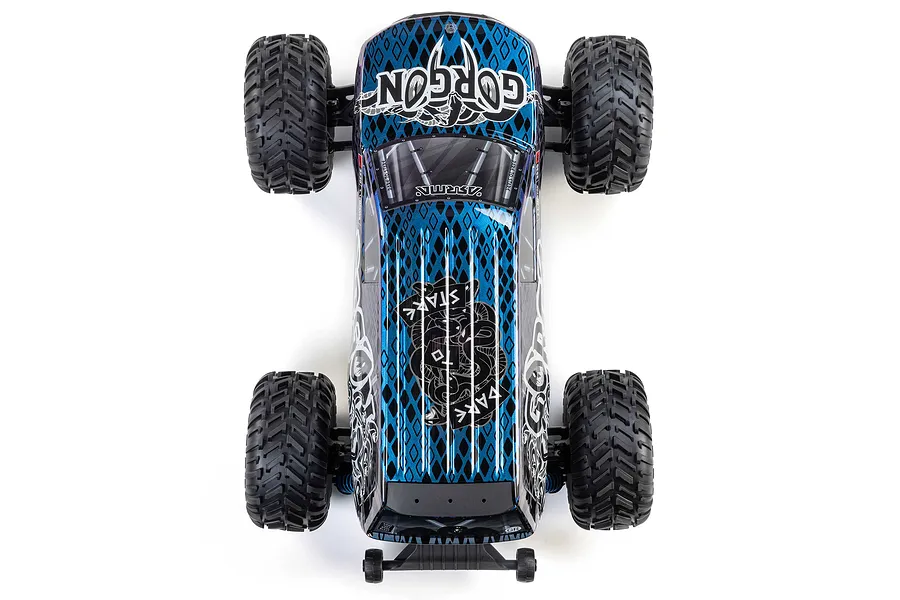 ARRMA Gorgon 223S RC Monster Truck Electric Brushless 2WD 1/10 Scale RTR - Blue/Black image 7