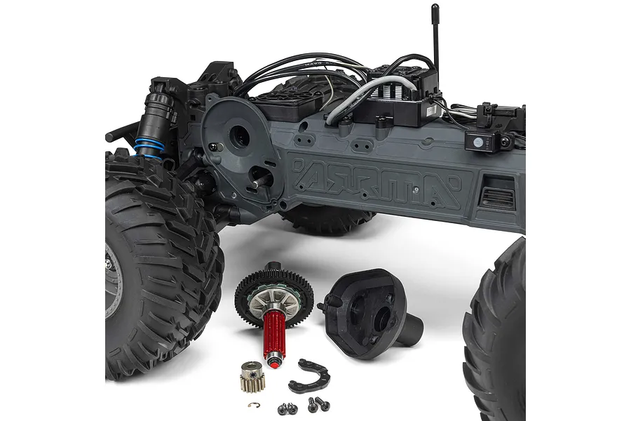 ARRMA Gorgon 223S RC Monster Truck Electric Brushless 2WD 1/10 Scale RTR - Blue/Black image 15