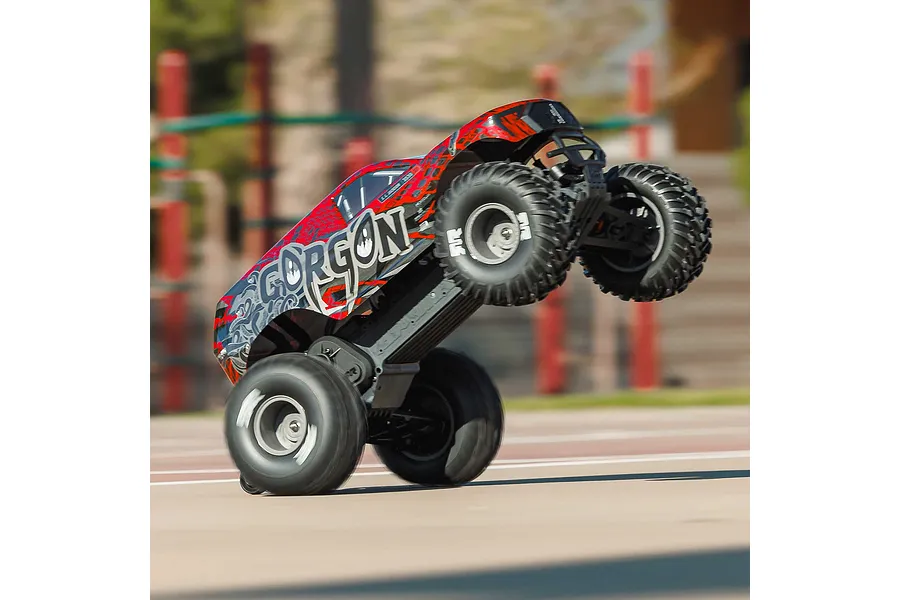 ARRMA Gorgon 223S RC Monster Truck Electric Brushless 2WD 1/10 Scale RTR - Red/Black image 19