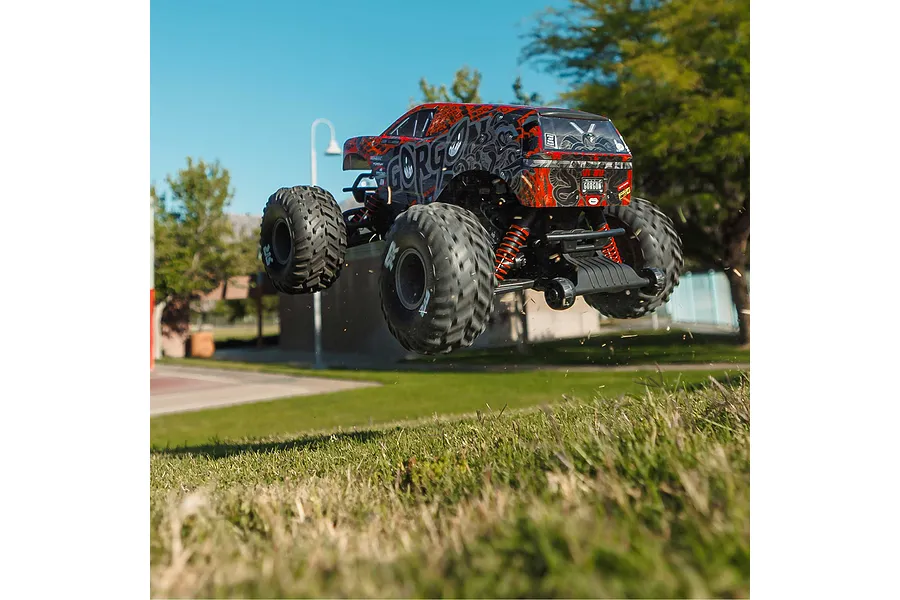ARRMA Gorgon 223S RC Monster Truck Electric Brushless 2WD 1/10 Scale RTR - Red/Black image 18