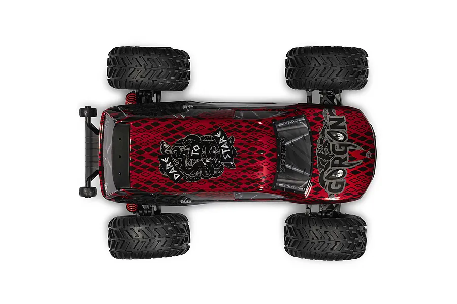 ARRMA Gorgon 223S RC Monster Truck Electric Brushless 2WD 1/10 Scale RTR - Red/Black image 7