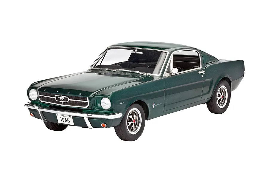 Revell 1/24 1965 Ford Mustang 2+2 Fastback Scaled Plastic Model Starter Kit image 10