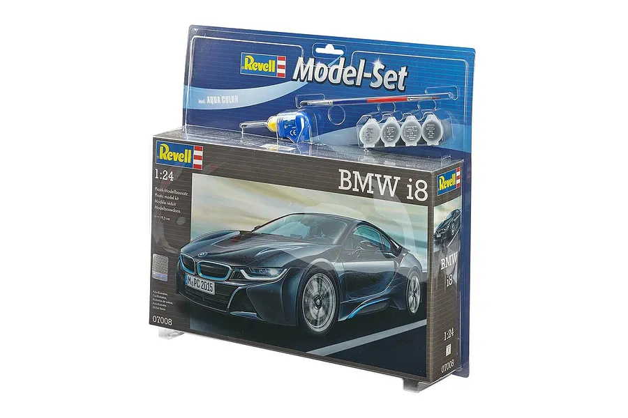 Revell 1/24 BMW i8 Scaled Plastic Model Starter Kit image 150443
