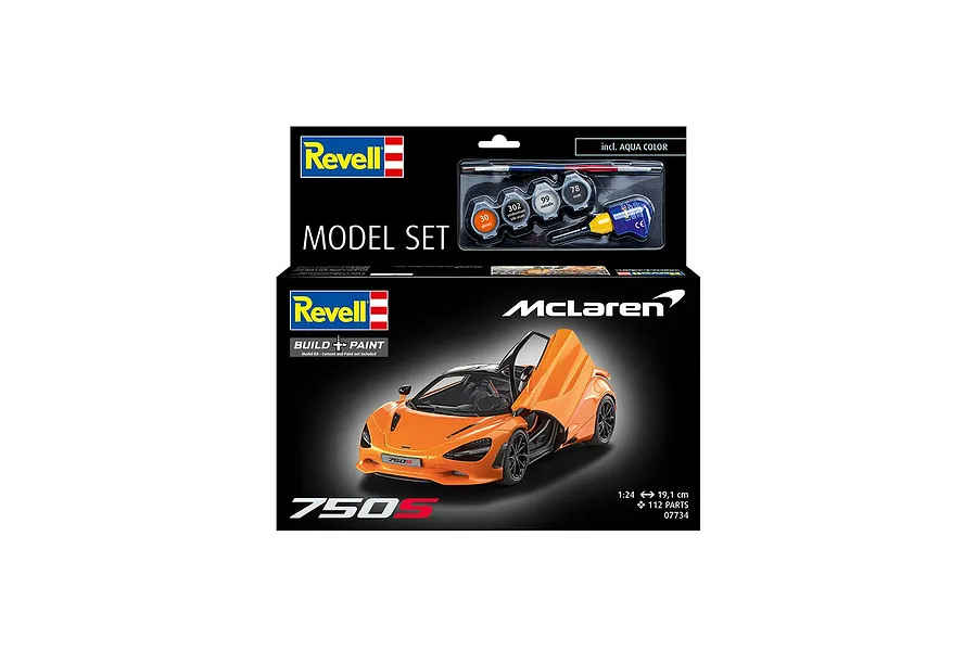 Revell 1/24 McLaren 750S Scaled Plastic Model Starter Kit image 150458