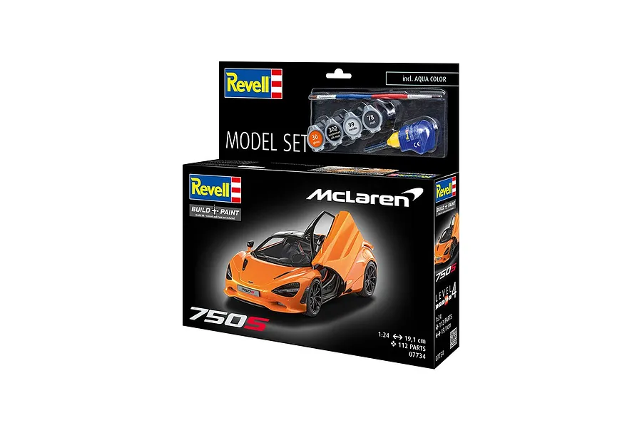 Revell 1/24 McLaren 750S Scaled Plastic Model Starter Kit image 150459