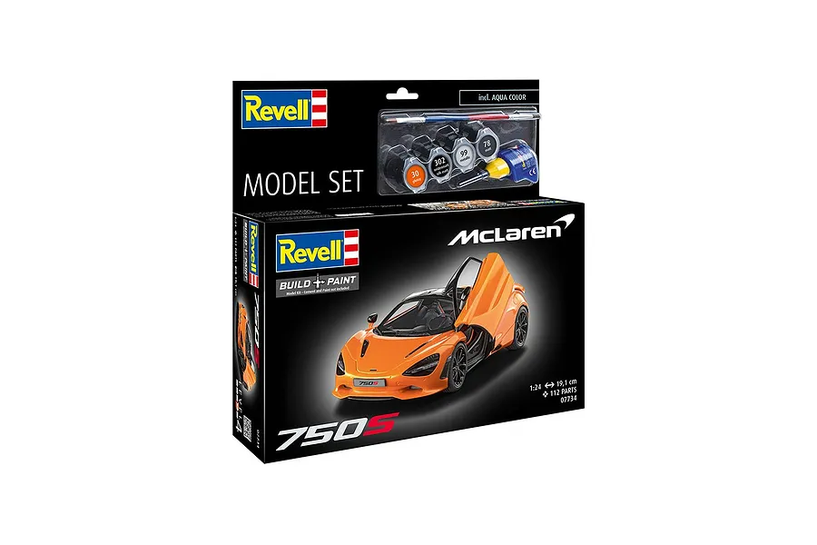 Revell 1/24 McLaren 750S Scaled Plastic Model Starter Kit image 150460