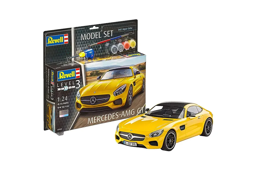 Revell 1/24 Mercedes-AMG GT Scaled Plastic Model Starter Kit image 150461