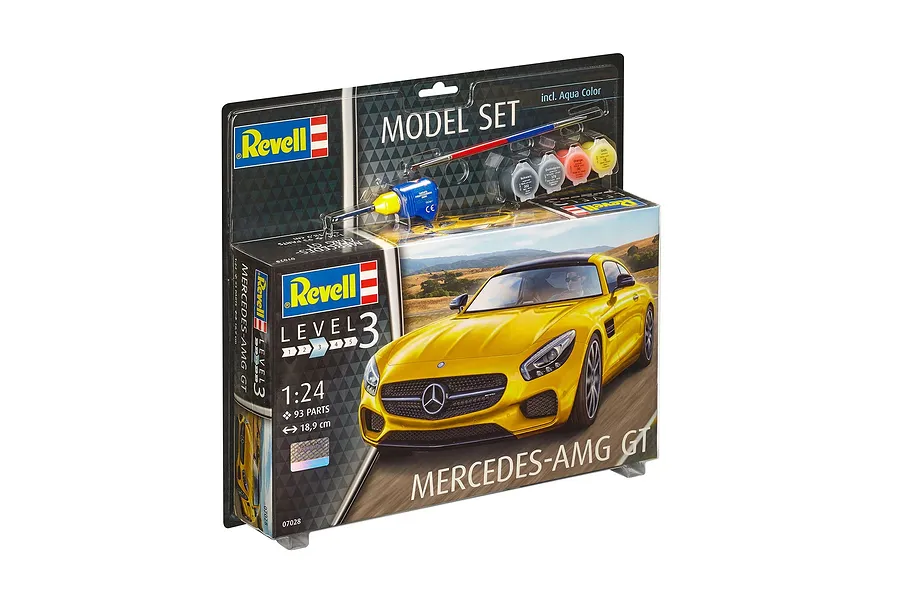 Revell 1/24 Mercedes-AMG GT Scaled Plastic Model Starter Kit image 150462