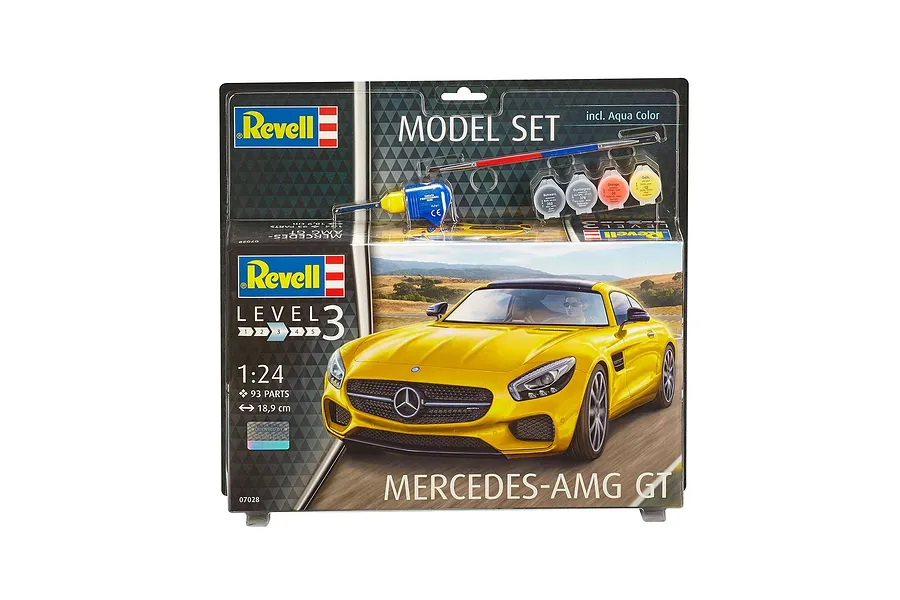 Revell 1/24 Mercedes-AMG GT Scaled Plastic Model Starter Kit image 150463