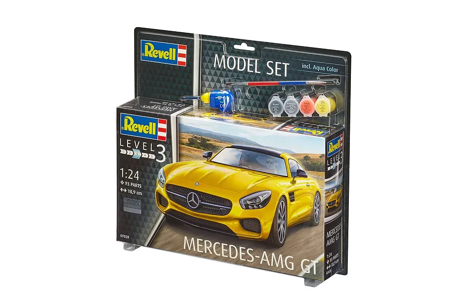 Revell 1/24 Mercedes-AMG GT Scaled Plastic Model Starter Kit image 150464