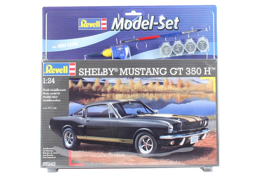 Revell 1/24 Shelby Mustang GT 350 Scaled Plastic Model Starter Kit image 2
