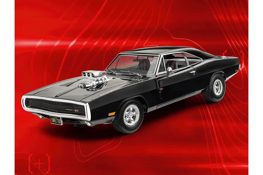 Revell 1/25 Fast &amp;amp; Furious Dom&amp;#039;s 1970 Dodge Charger Scaled Plastic Model Starter Kit image 2