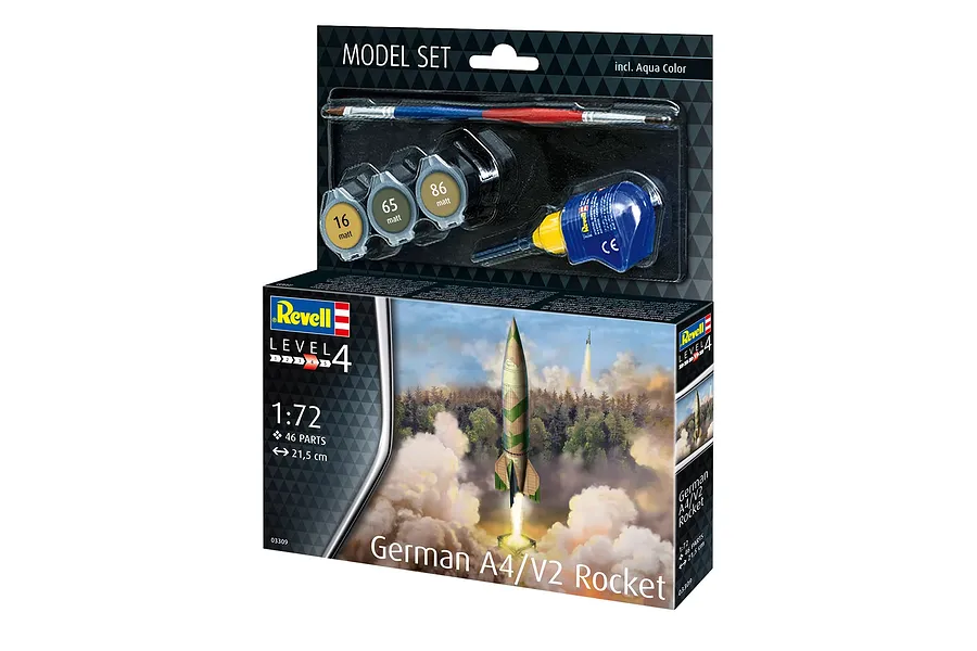 Revell 1/72 German A4-V2 Rocket Scaled Plastic Model Starter Kit image 11
