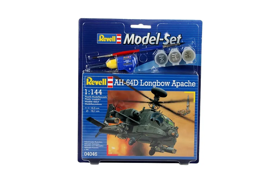 Revell 1/144 AH-64D Apache Longbow Helicopter Scaled Plastic Model Starter Kit image 4