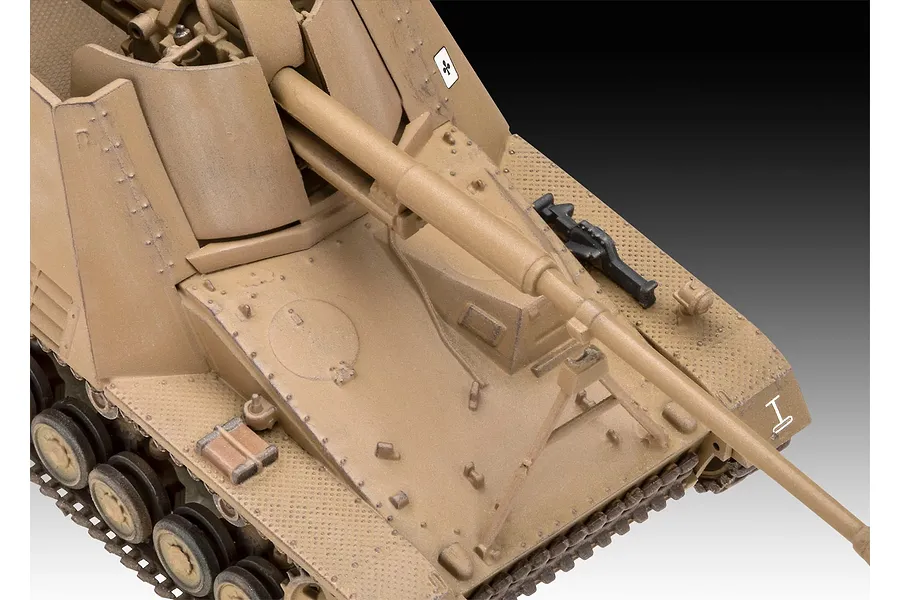 Revell 1/72 Sd.Kfz. 164 Nashorn &amp;quot;rhinoceros&amp;quot; Scaled Plastic Model Starter Kit image 6