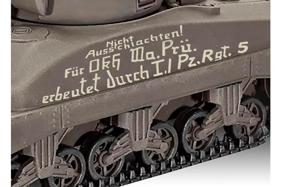 Revell 1/72 Sherman M4A1 Scaled Plastic Model Starter Kit image 4