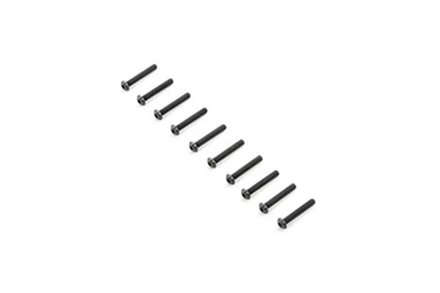 TLR 4x25mm Fine Thread Button Head Screws 10Pcs image 15087