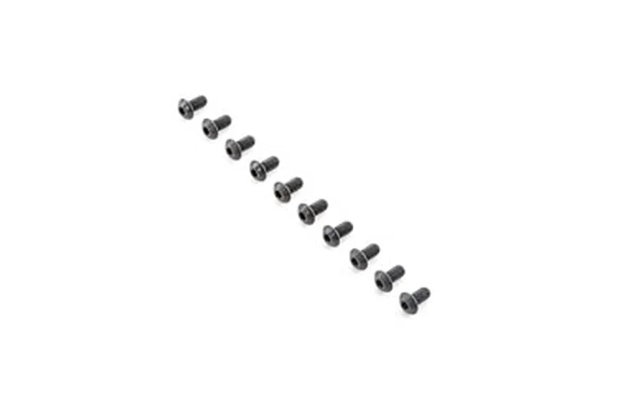 TLR 5x10mm Fine Thread Button Head Screws 10Pcs image 15088