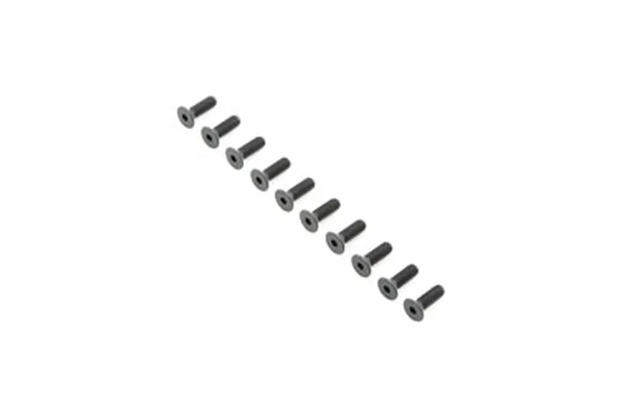 TLR 5x16mm Fine Thread Countersunk Head Screws 10Pcs image 15103
