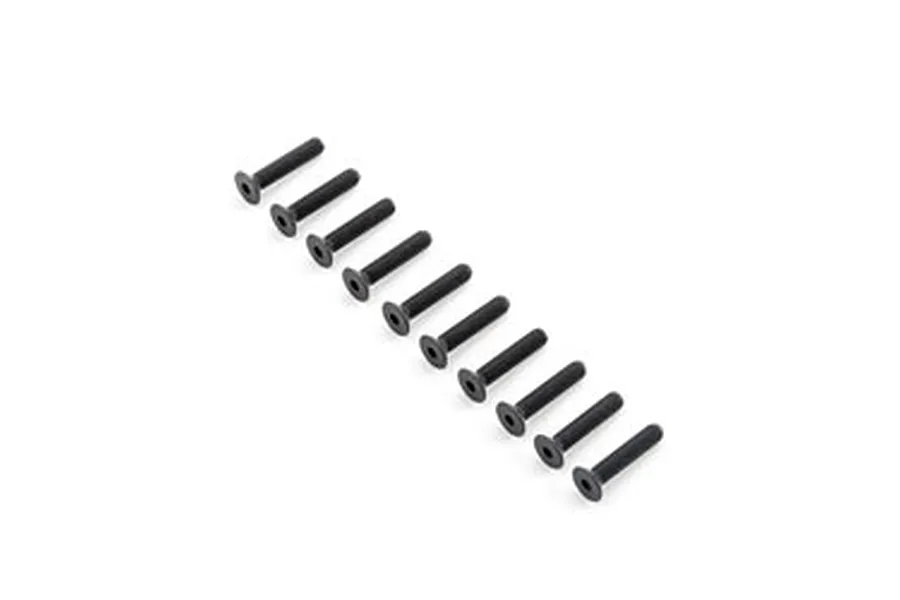 TLR 5x25mm Fine Thread Countersunk Head Screws 10Pcs image 15105