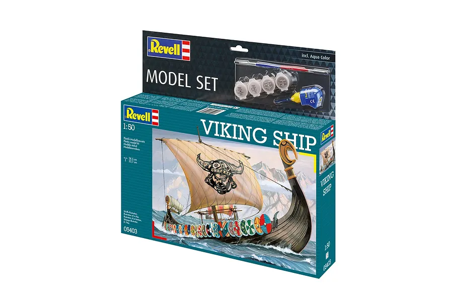 Revell 1/50 Viking Ship Scaled Plastic Model Starter Kit image 6
