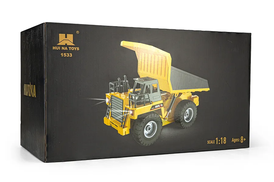HuiNa 1533 Dump Truck RC Truck Electric 4WD 1/18 Scale RTR image 151096