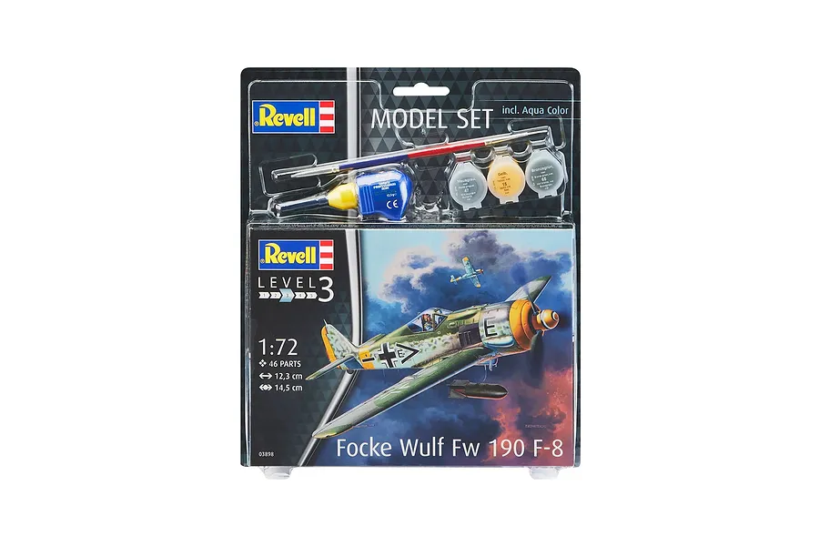 Revell 1/72 Focke Wulf Fw190 F-8 Scaled Plastic Model Starter Kit image 3